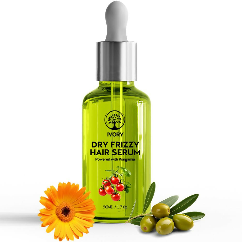 Ivory Natural Dry Frizzy Hair Serum Moisturizes Dry Strands, Detangles Hair | Grocsy