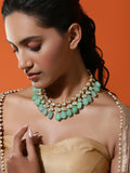 Women's Gold-Polished Necklace - Ruby Raang | Grocsy