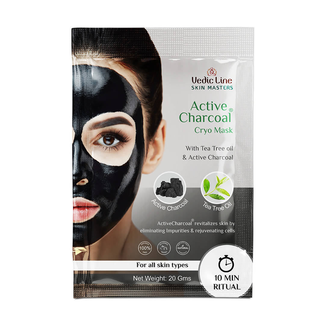 Vedic Line Skin Masters Active Charcoal Cryo Mask | Grocsy