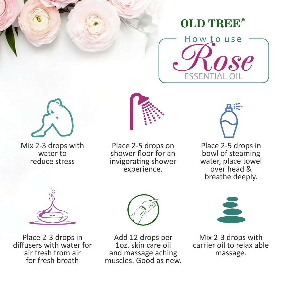 Old Tree Rose Otto Essential Oil | Grocsy