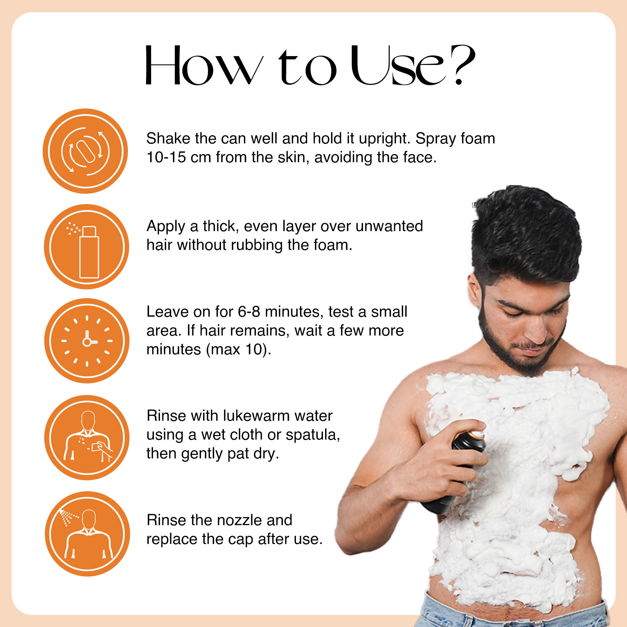 Nourish Mantra Urban Raja Hair Removal Foam with Shea Butter For Painless Hair Removal | Grocsy