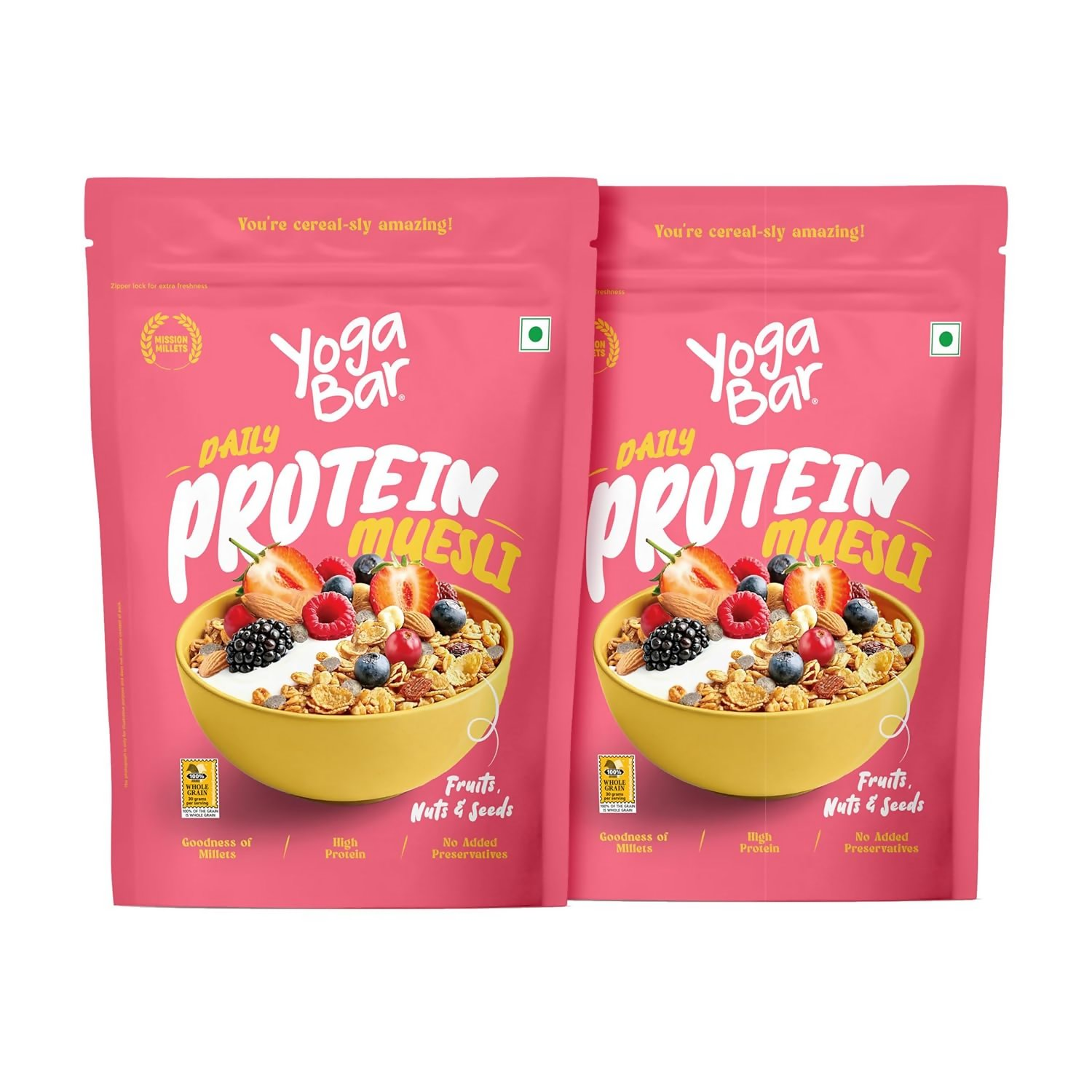 Yoga Bar Daily Protein Muesli Fruits, Nuts & Seeds | Grocsy