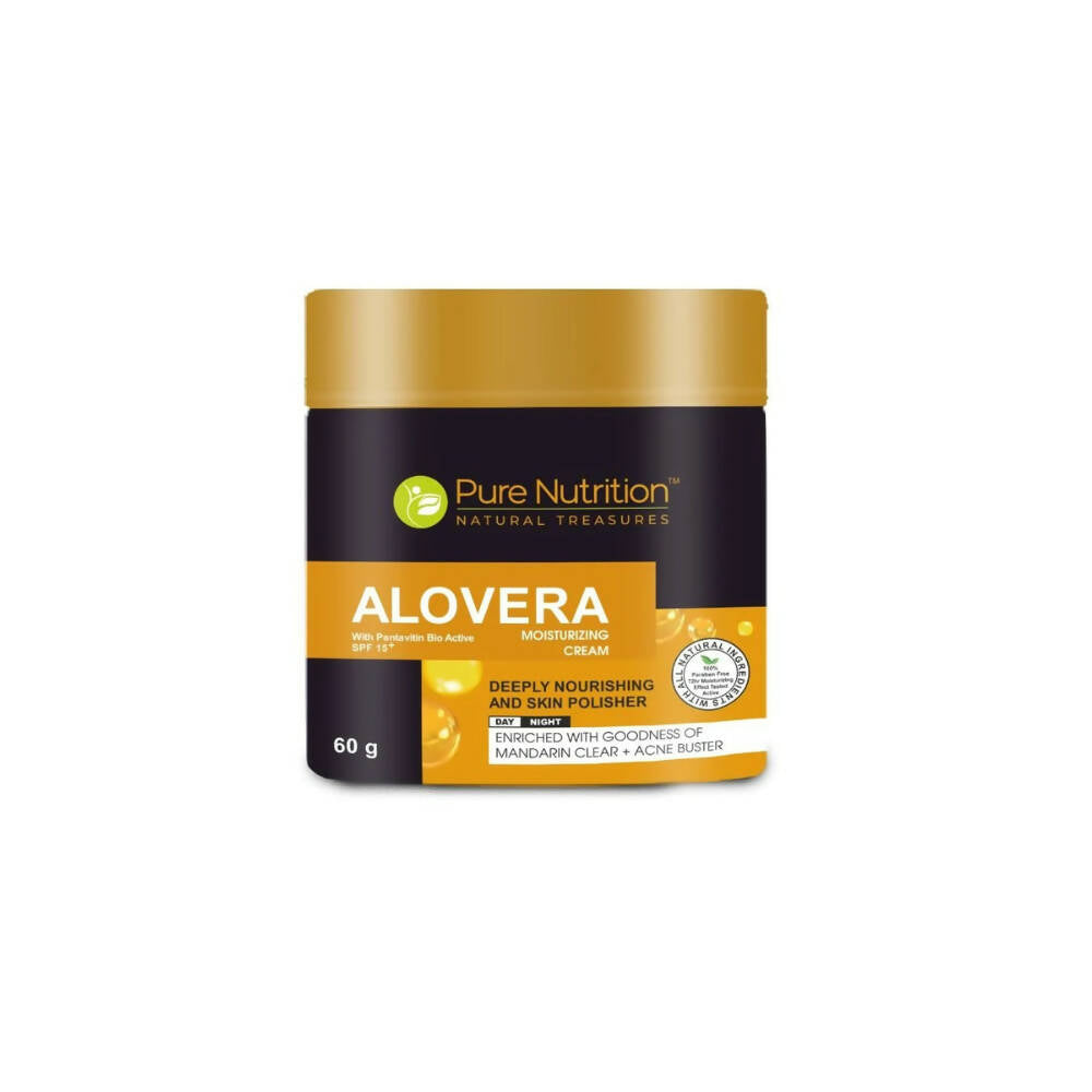 Pure Nutrition Aloevera Moisturizing Cream | Grocsy