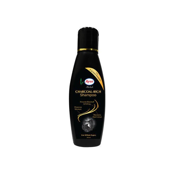 Ayur Herbals Moisturizing Charcoal Rich Shampoo | Grocsy
