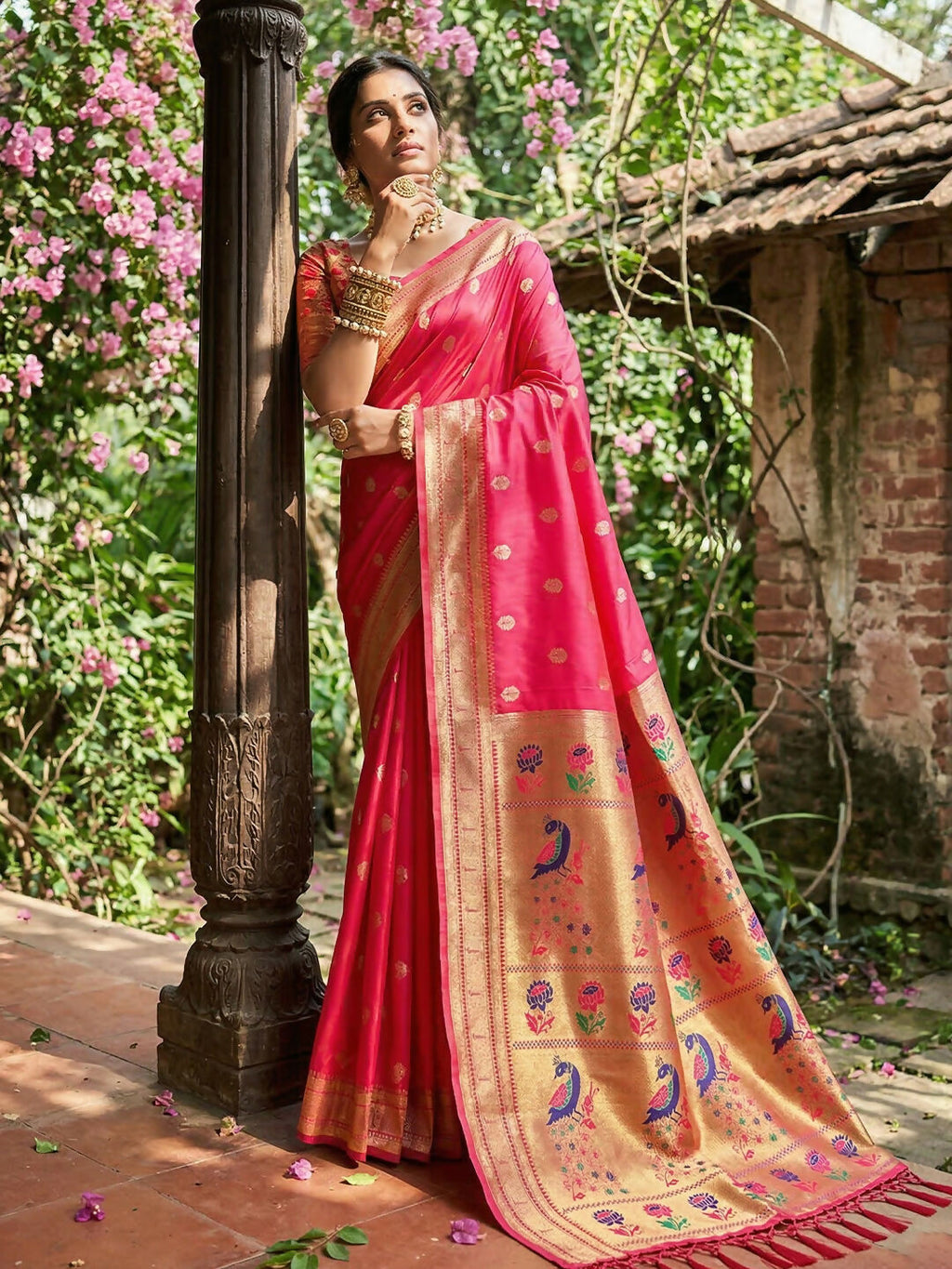 Shree Shyam Fashion Light Pink Soft Silk Saree | Grocsy
