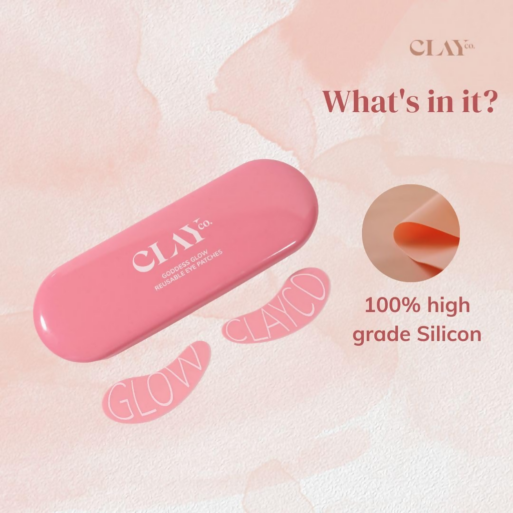 Clayco Goddess Glow Re-useable Under Eye Patches | Grocsy