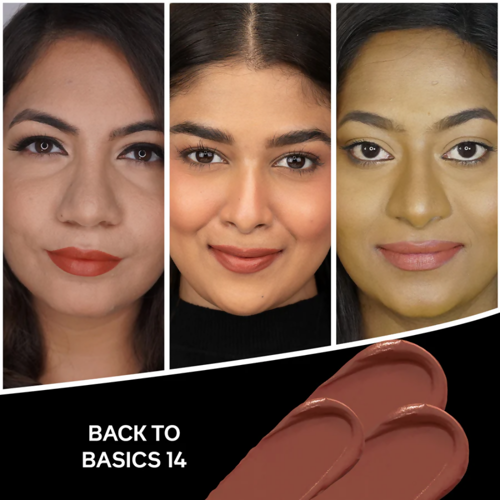 Faces Canada Comfy Matte Creme Lipstick - Back To Basics 14 | Grocsy