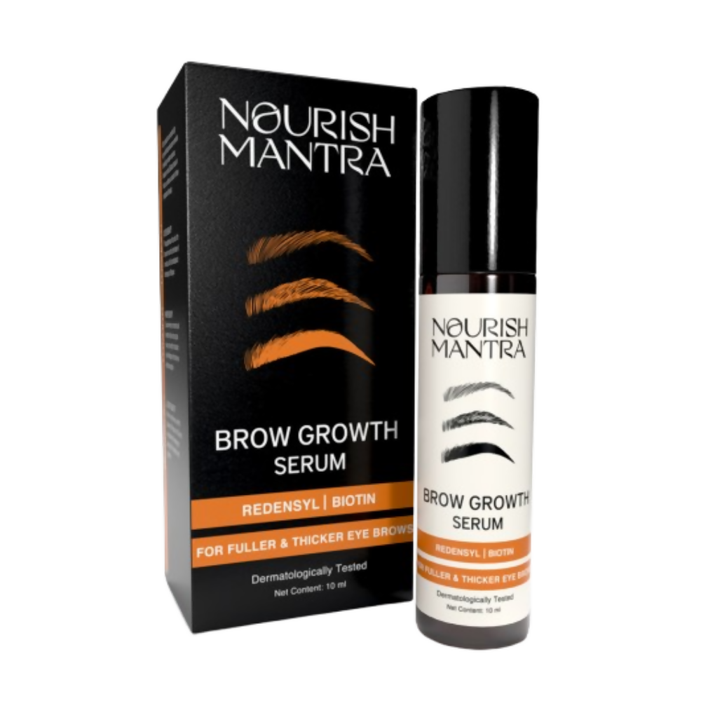 Nourish Mantra Eye Brow Growth Serum with Biotin & Peptides | Grocsy