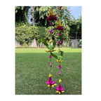 Shuddh Natural Hand Made Palm Leaf Lotus & Parrot Hanging | Grocsy