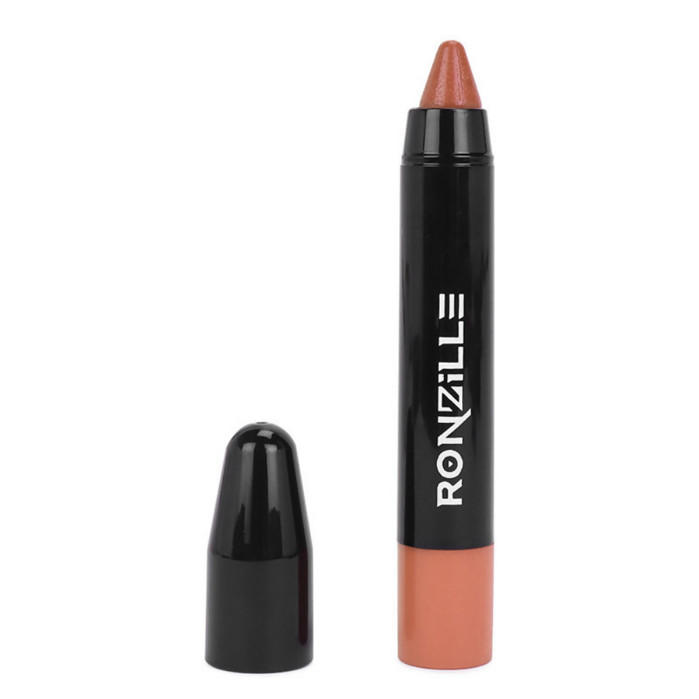 Ronzille Long Stay Matte Lip Crayon - Soft Peach | Grocsy
