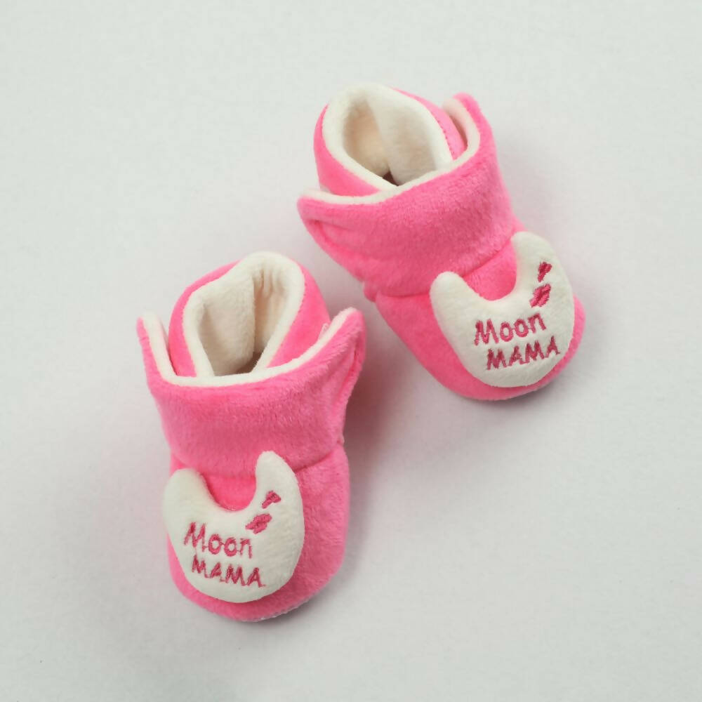 Tiny Bugs For Boys & Girls Baby Winter Booties - Pink | Grocsy