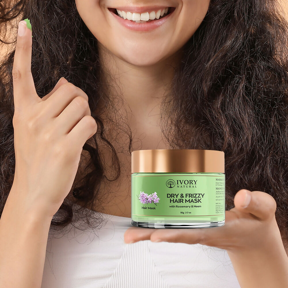 Ivory Natural Dry Rough Hair Mask For Smooths Hair, Frizz Reduction | Grocsy