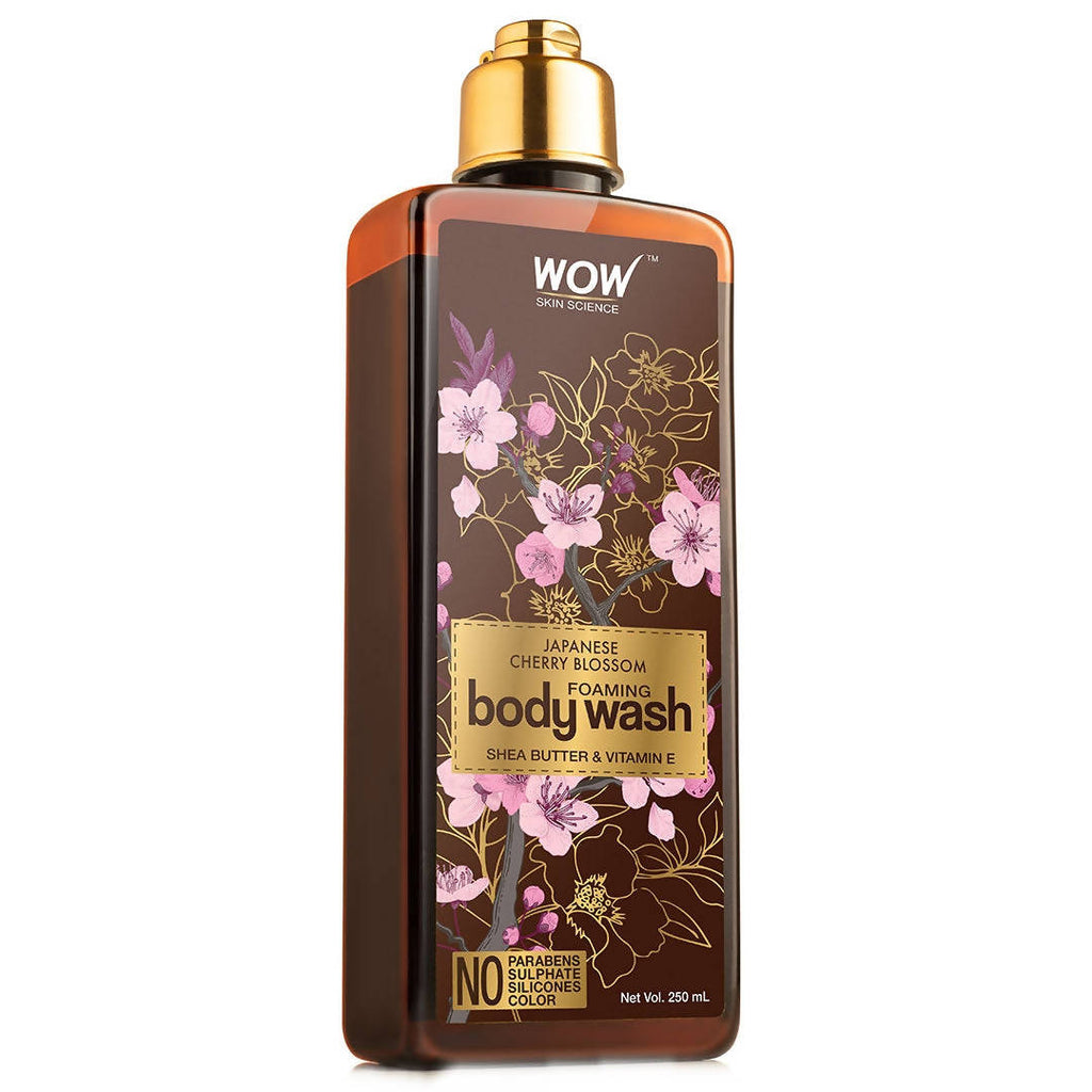 Wow Skin Science Cherry Blossom & Ceramide Body Wash For Removes Dirt, Hydrates and Softens Ski | Grocsy