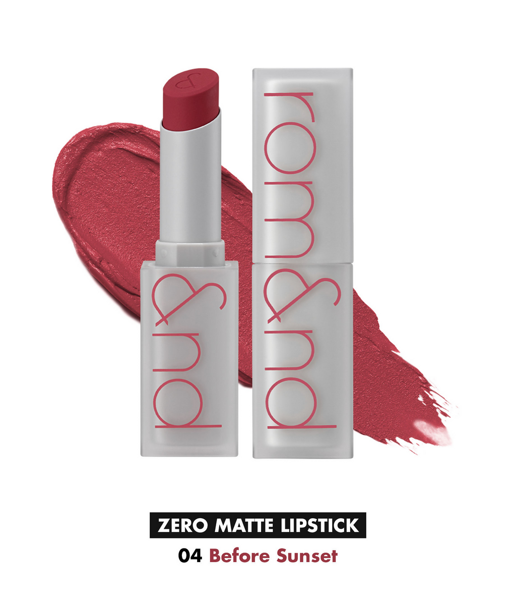 Rom&nd Zero Matte Lipstick - 04 Before Sunset | Grocsy