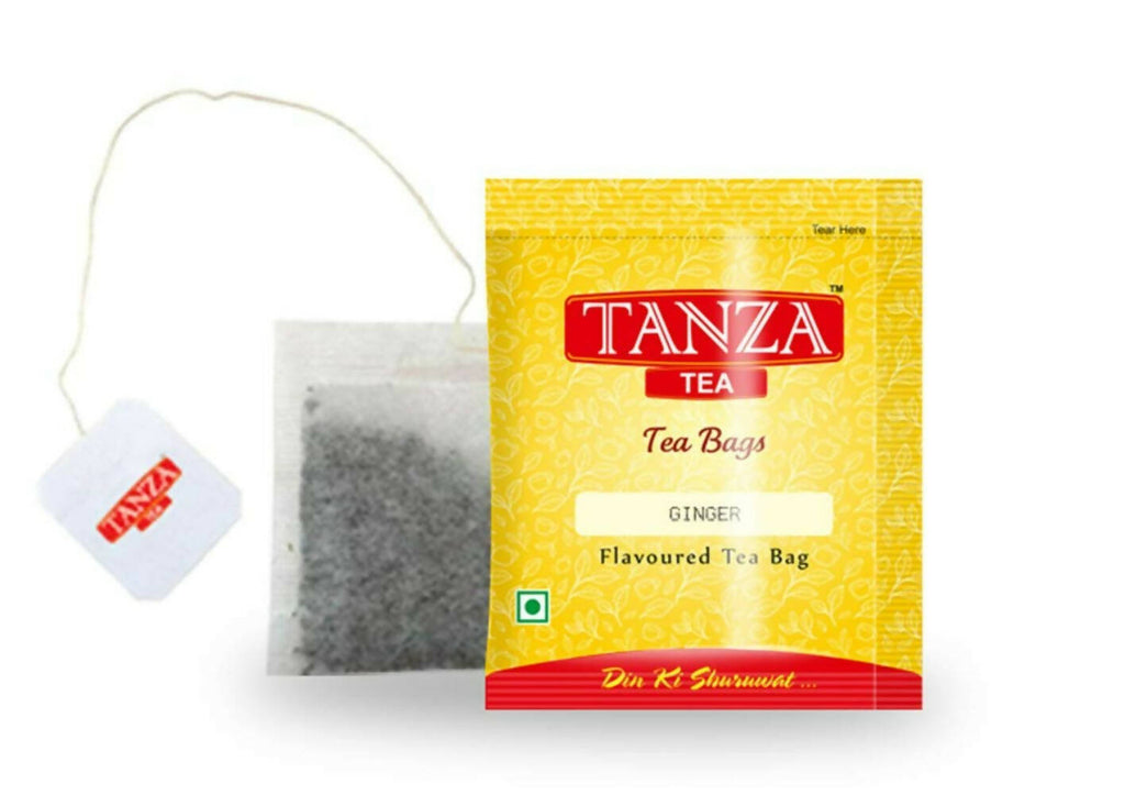 Tanza Tea Ginger Tea Bags | Grocsy