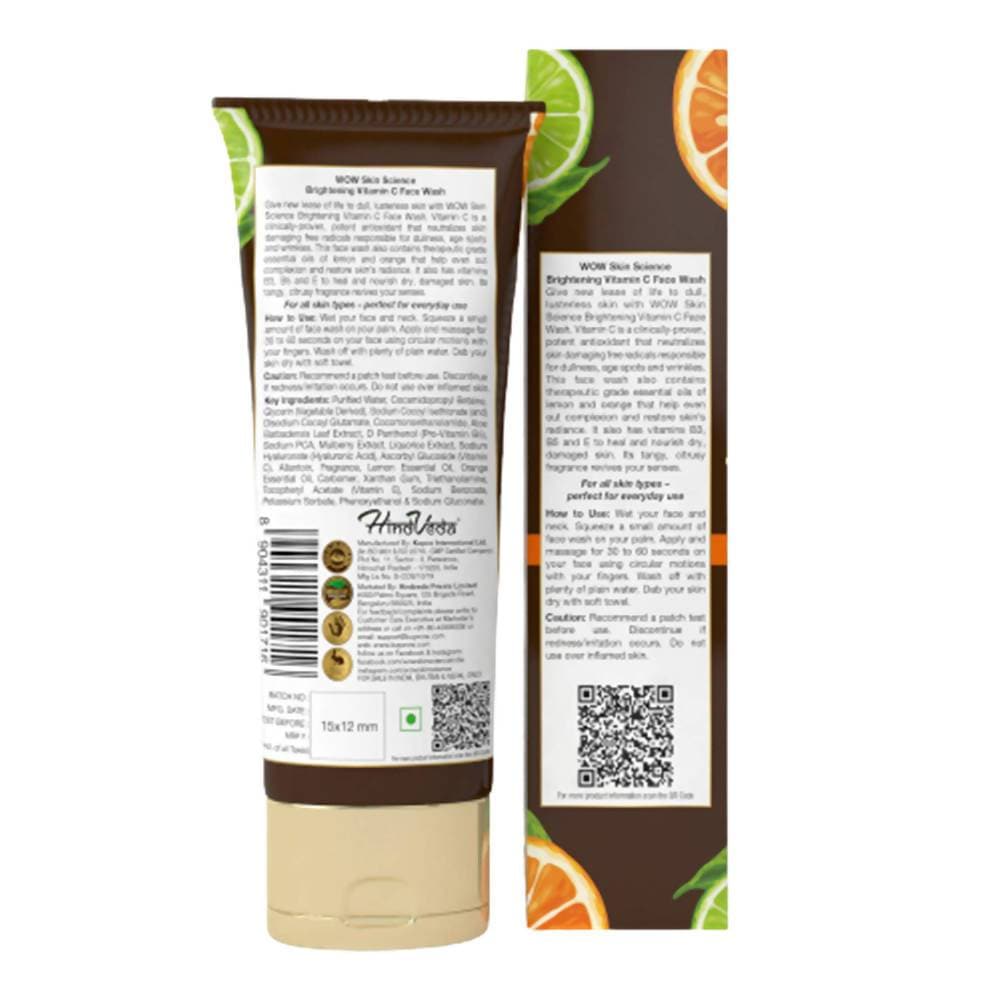 Wow Skin Science Brightening Vitamin C Face Wash | Grocsy
