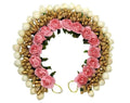 Peach Rose & Gold Gajra | Grocsy