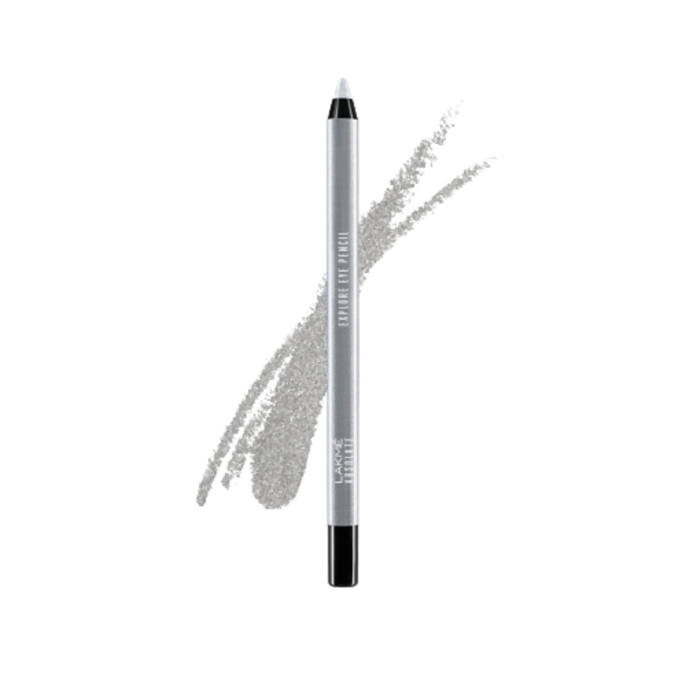 Lakme Absolute Explore Eye Pencil - Alluring Silver | Grocsy