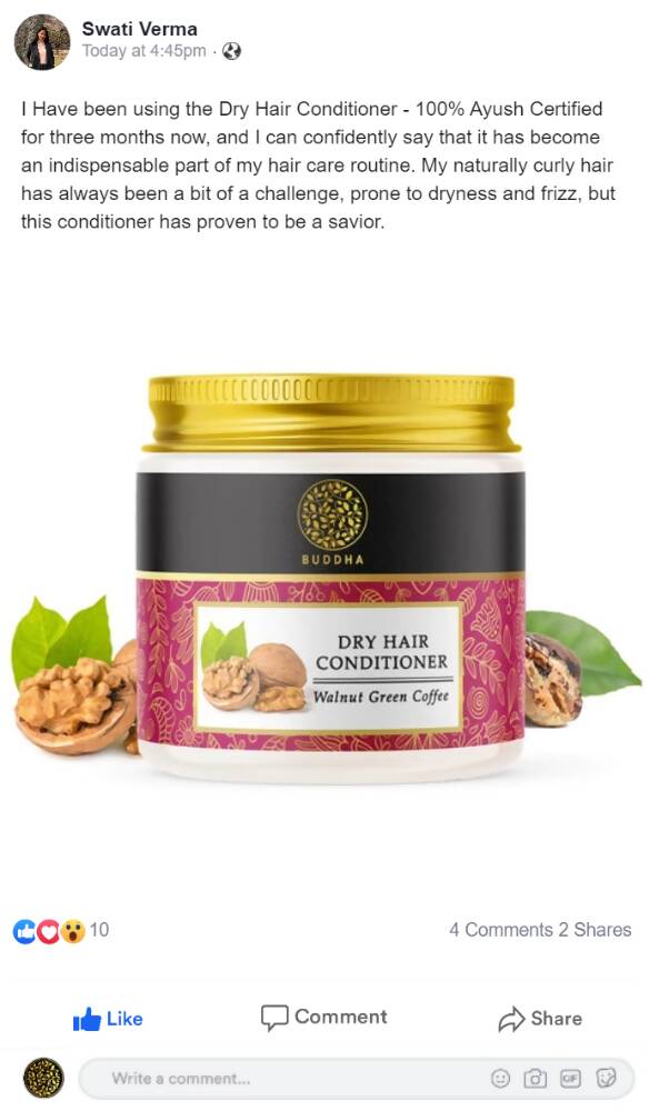 Buddha Natural Dry Hair Conditioner | Grocsy