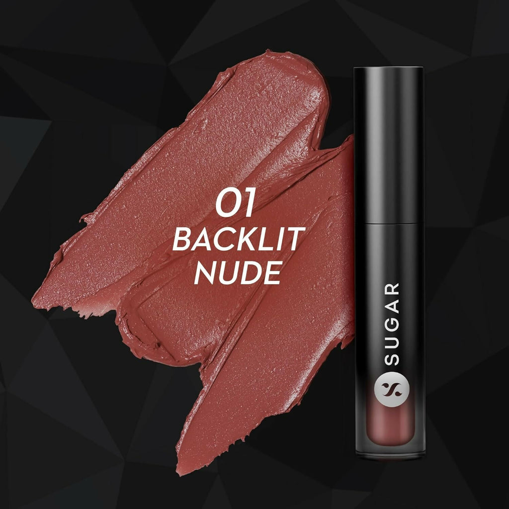 Sugar Cosmetics Mousse Muse Lip Cream - 01 Backlit Nude | Grocsy