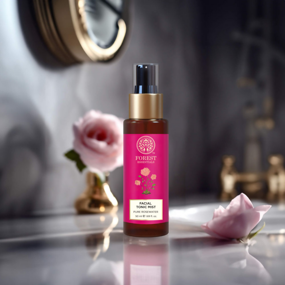Forest Essentials Facial Tonic Mist Pure Rosewater | Grocsy