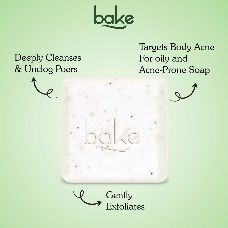 Bake 2% Salicylic Acid Soap for Face & Body Acne | Grocsy