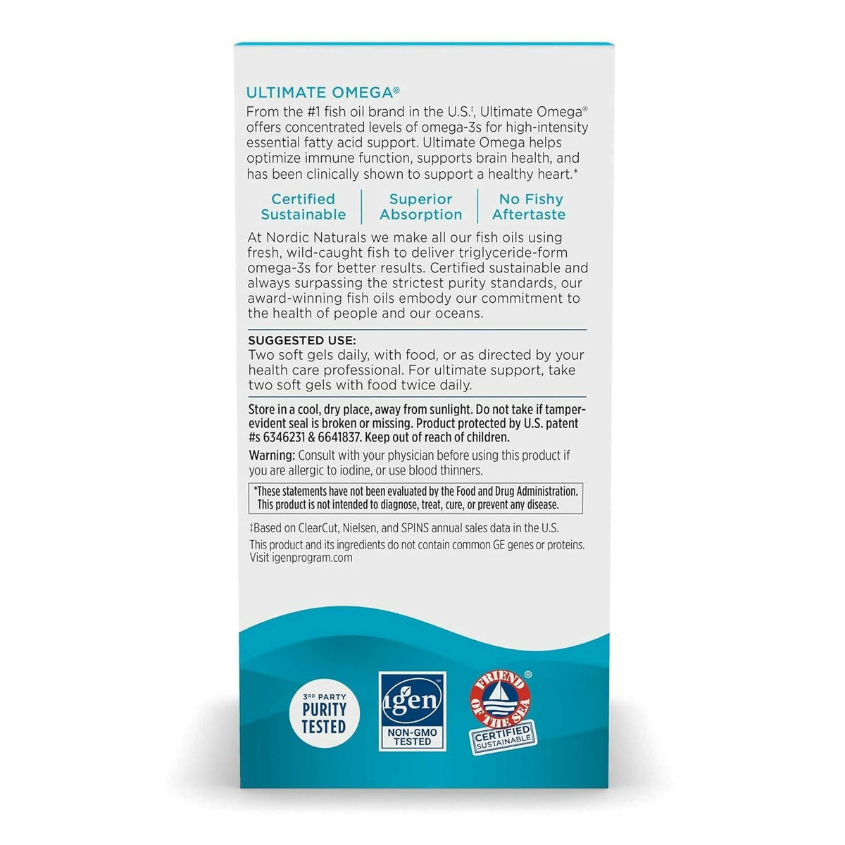 Nordic Naturals Ultimate Omega 3 Fish Oil Softgels | Grocsy