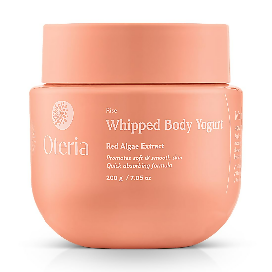 Oteria Premium Hydrating Body Yogurt Infused With Red Algae Extract Gel For Summer Moisturizer & Beauty Essential | Grocsy