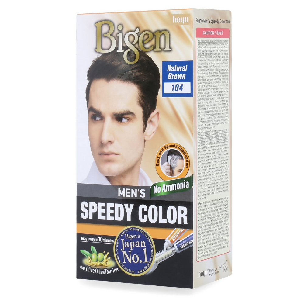 Bigen Men's Speedy Color- Natural Brown-104 | Grocsy