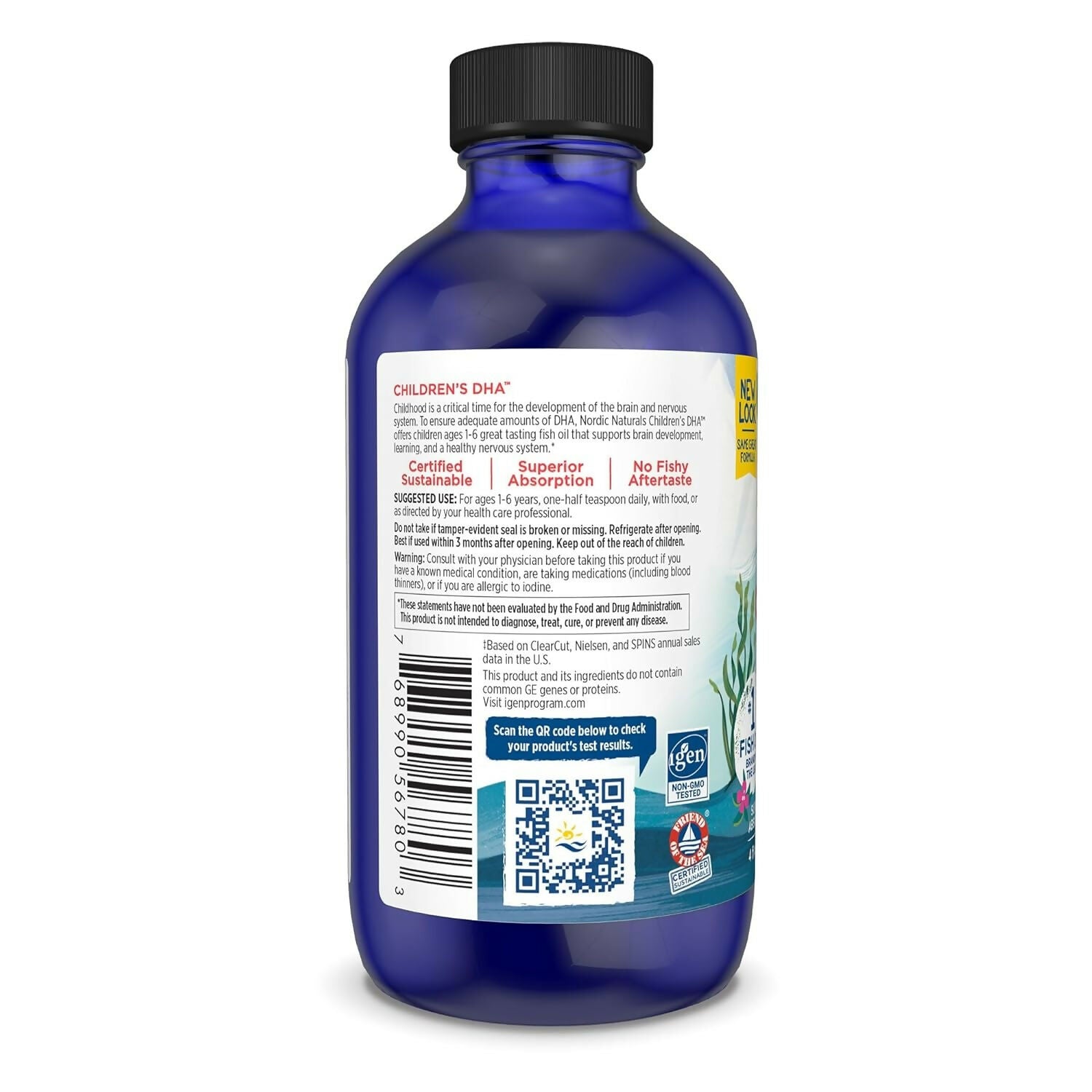 Nordic Naturals Children’s DHA For Omega 3 Fish Oil - Strawberry Flavour | Grocsy