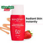 Dot & Key Strawberry Dew Tinted Sunscreen SPF 50+ PA++++ 03 Sand | Grocsy