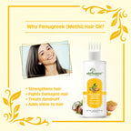 Earth Science Ayurveda Fenugreek Hair Oil | Grocsy