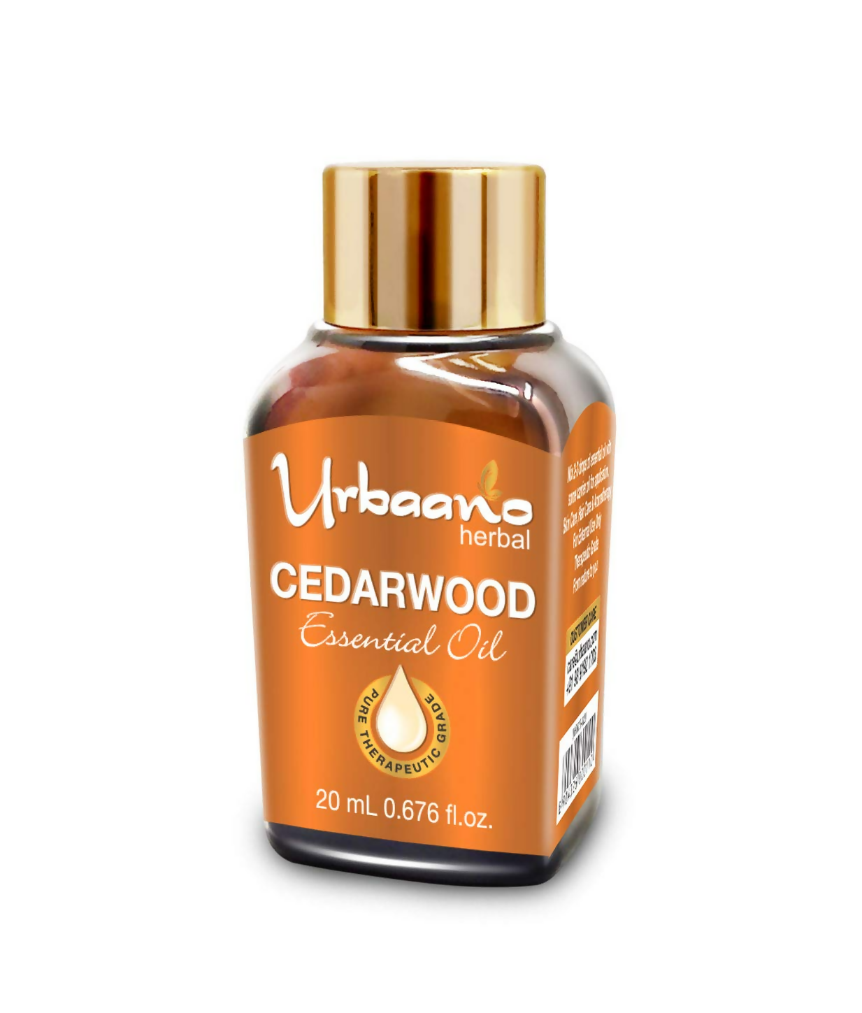 Urbaano Herbal Cedarwood Essential Oil | Grocsy