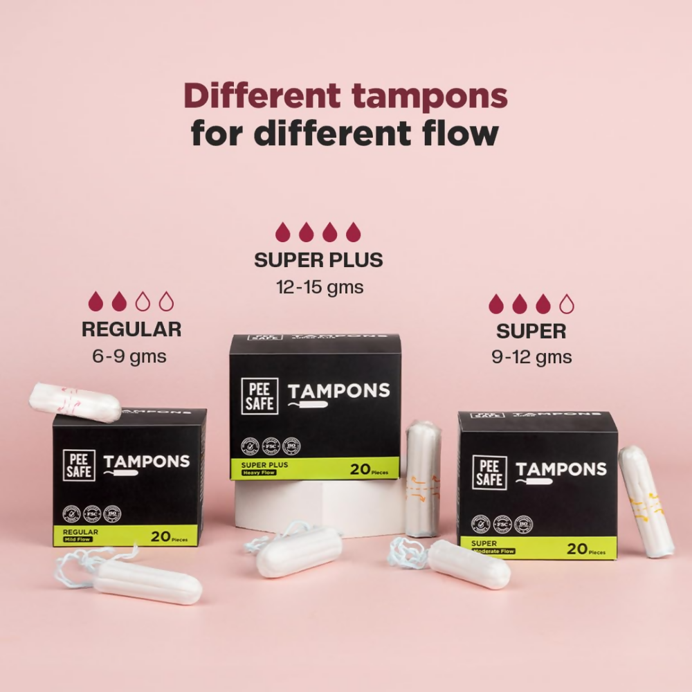Pee Safe Tampons For Periods | Grocsy