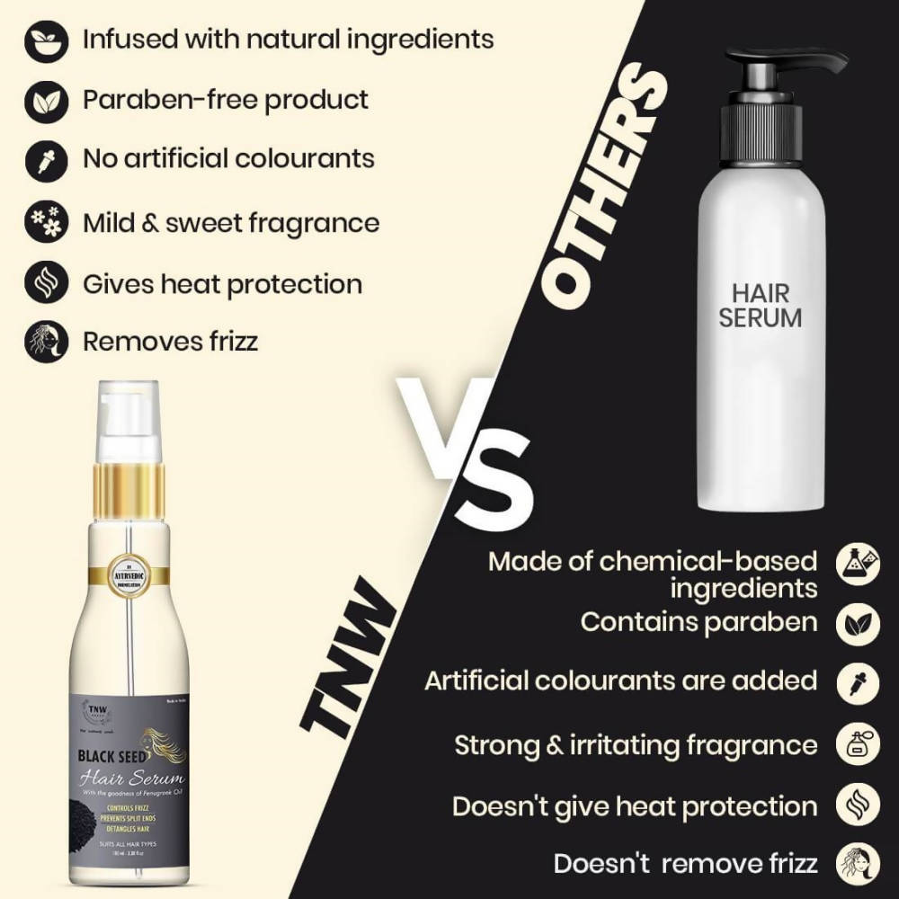 The Natural Wash Black Seed Hair Serum | Grocsy