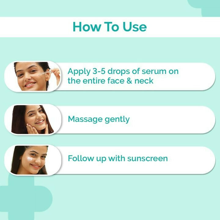 The Derma Co Radiant & Glowing Skin Combo: 2% Kojic Acid Face Serum & C-Cinamide Radiance Sunscreen Aqva Gel | Grocsy