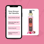 Organicos Rose Shower Gel | Grocsy