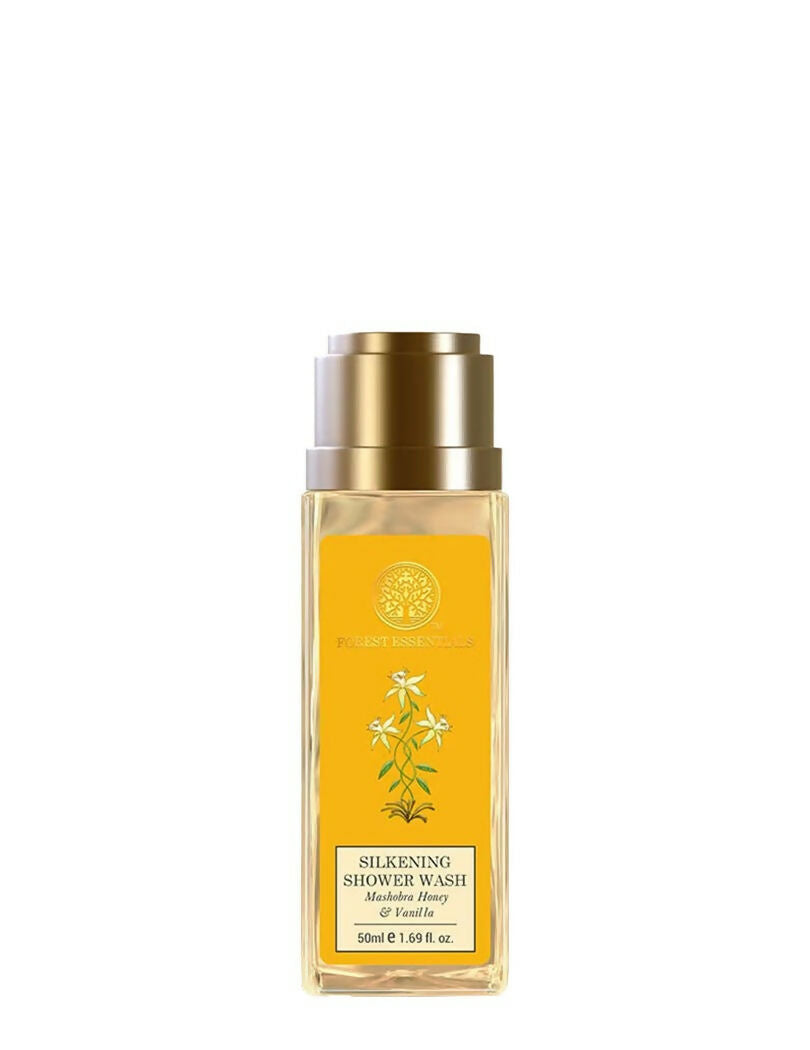 Forest Essentials Travel Size Silkening Shower Wash Mashobra Honey & Vanilla | Grocsy