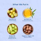 The Moms Co Natural Baby Hair Oil For Strengthens & Softens Baby's Hair | Grocsy