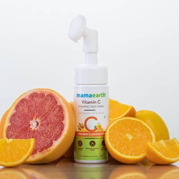 Mamaearth Vitamin C Foaming Face Wash | Grocsy