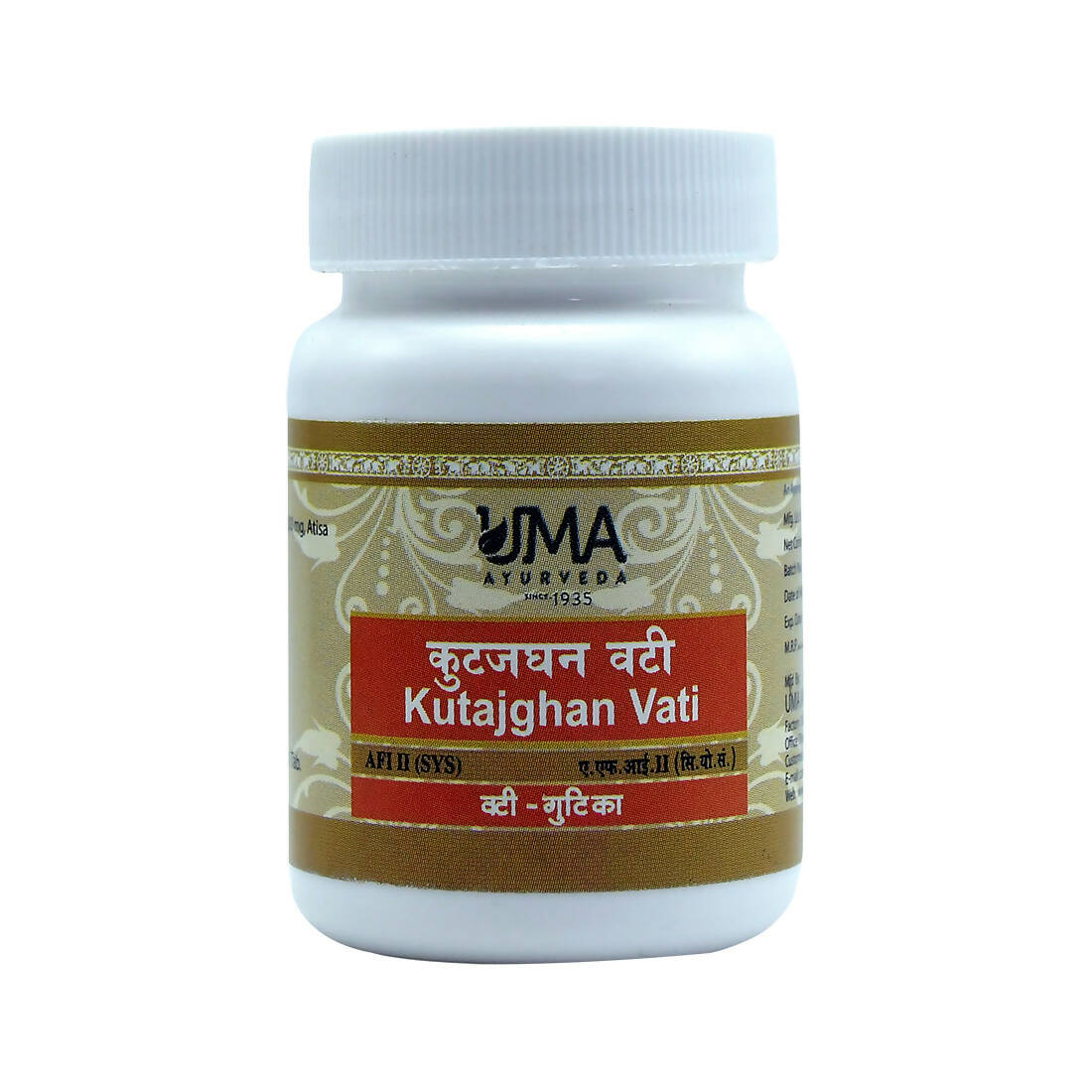 Uma Ayurveda Kutajghan Vati Tablets | Grocsy