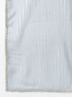 Janasya Women Grey Flared Sleeves Gotta Patti Georgette Anarkali Kurta | Grocsy