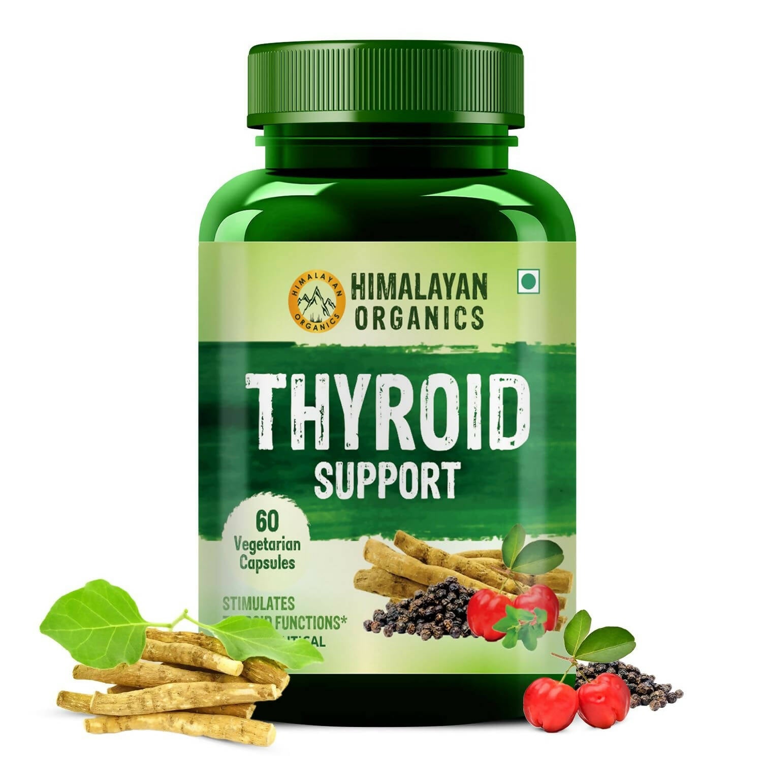 Himalayan Organics Thyroid Support Capsules | Grocsy