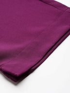 Ahalyaa Women's Traditional wear Kurta Set - Purple | Grocsy
