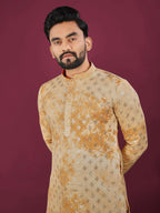 Anaita Yellow Chikankari Work Viscose Rayon Straight Kurta | Grocsy