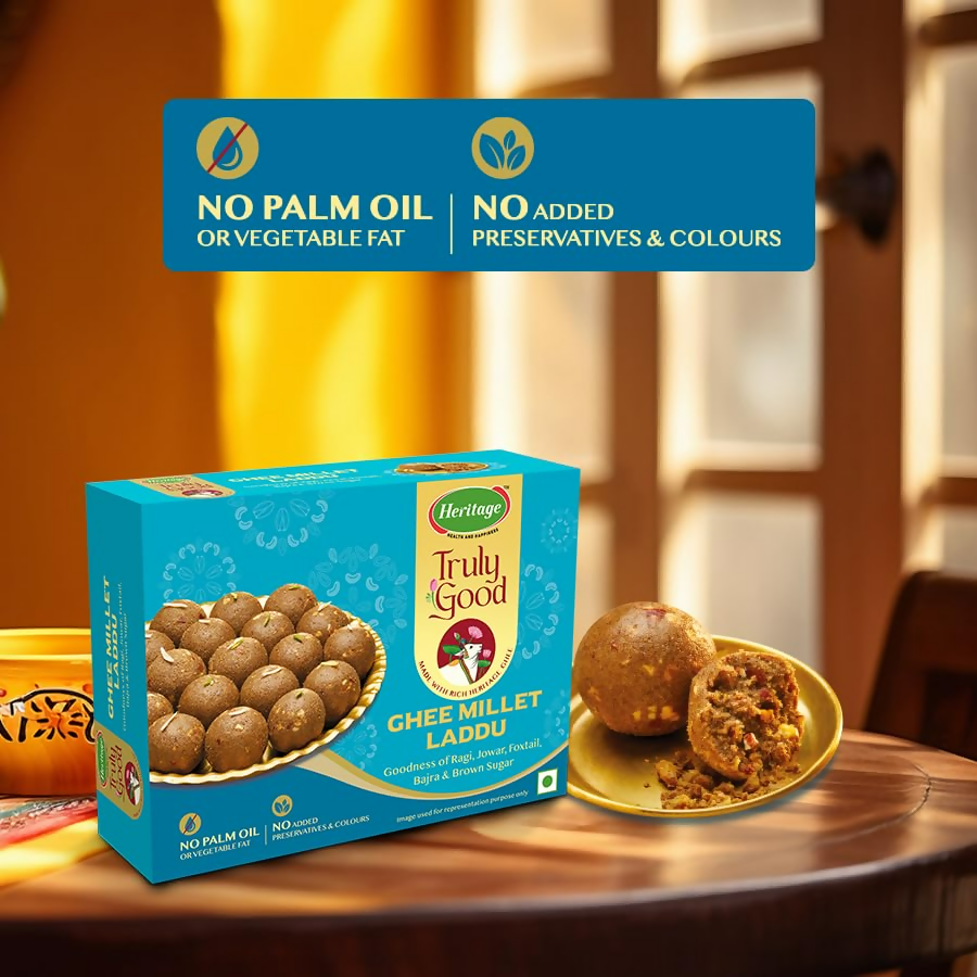 Heritage Pure Ghee Millet Laddu | Grocsy