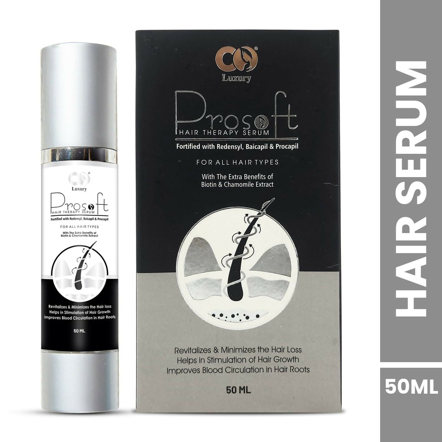 Prosoft Hair Therapy Serum For Hair Fall Control & Hair Growth | Grocsy