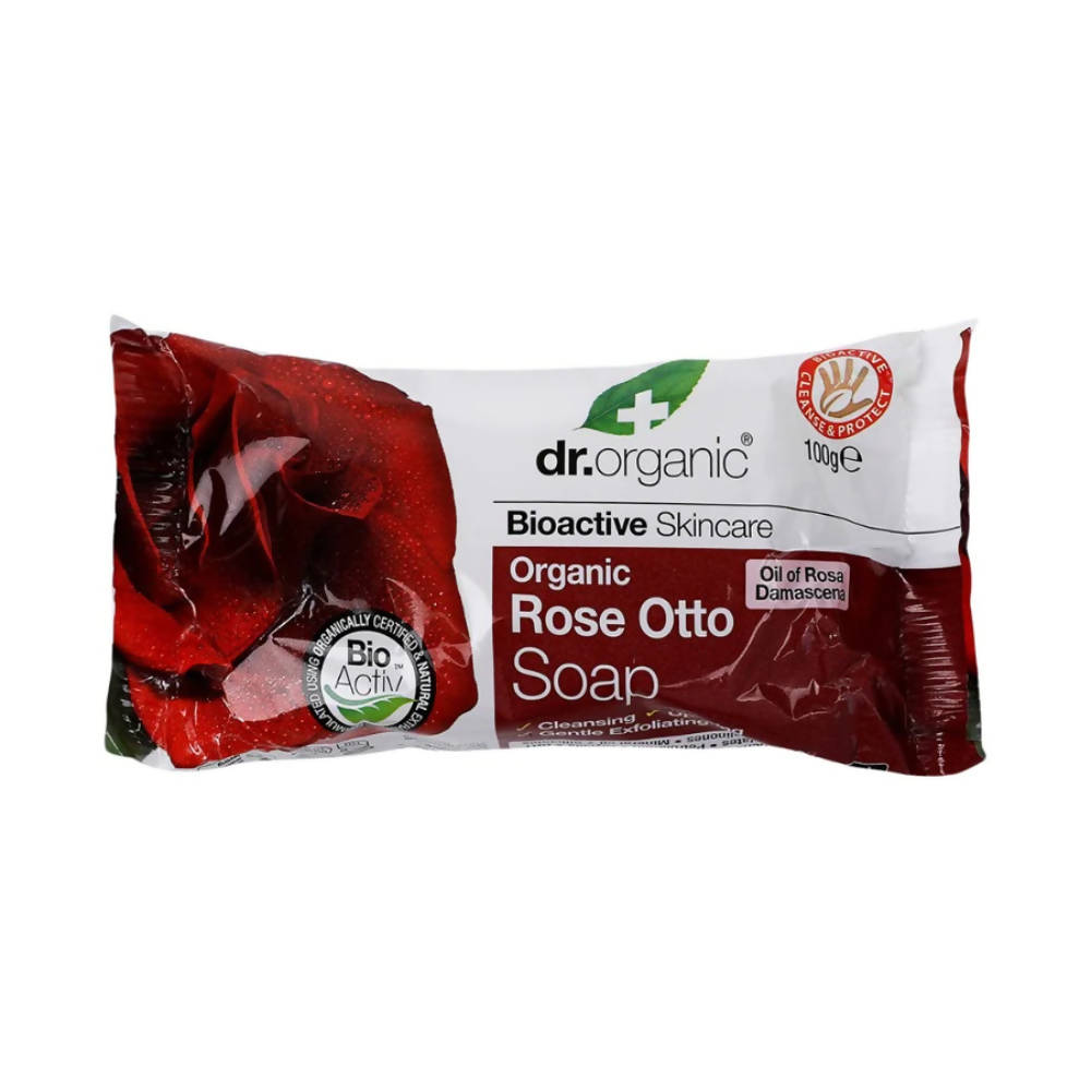 Dr.Organic Rose Otto Soap | Grocsy