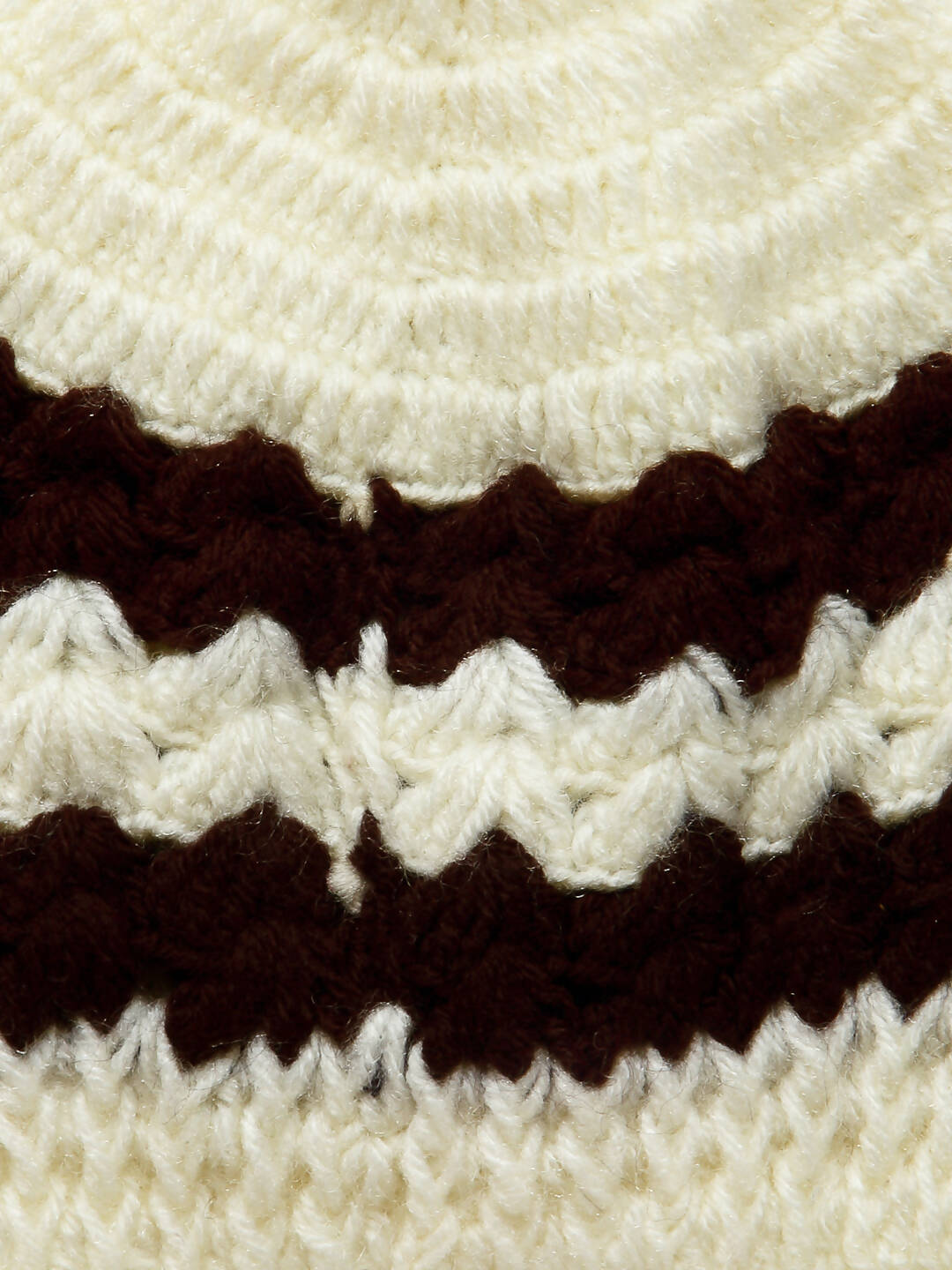 ChutPut Hand knitted Front Open Sweater For Baby Girls with Cap- Cream | Grocsy