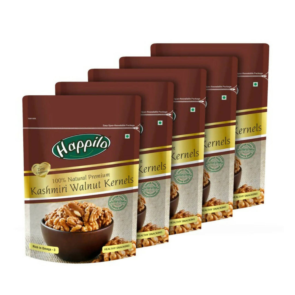 Happilo 100% Natural Kashmiri Walnut Kernels | Grocsy